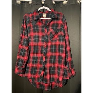 Terra sky plaid shirt